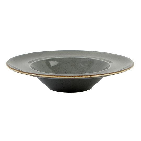 Тарілка для пасти 250 мм "Seasons Dark Gray"