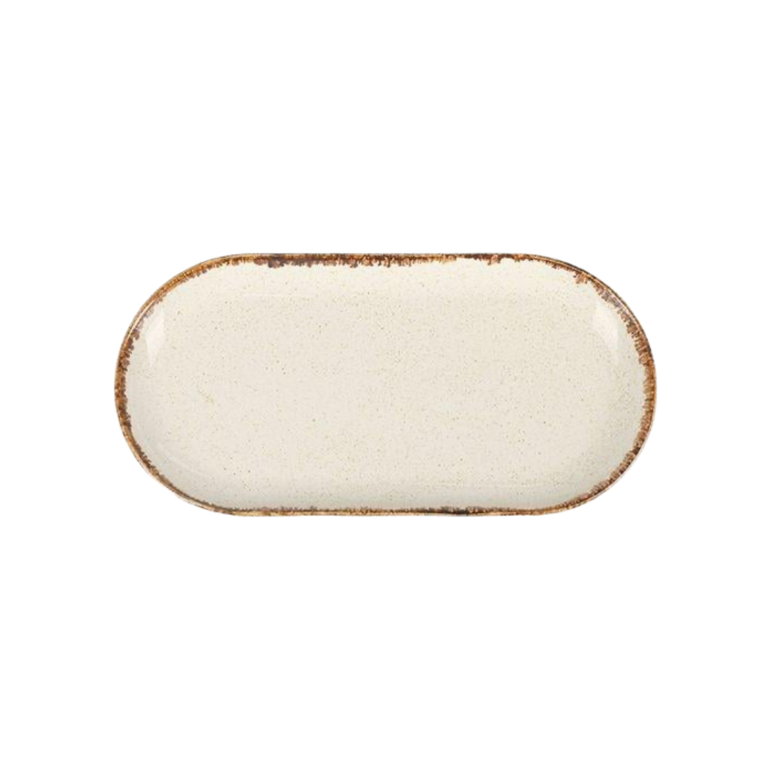 Блюдо Porland Seasons Beige 32х20 см
