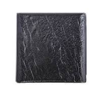 Тарілка квадратна Wilmax Slatestone Black 21,5х21,5см