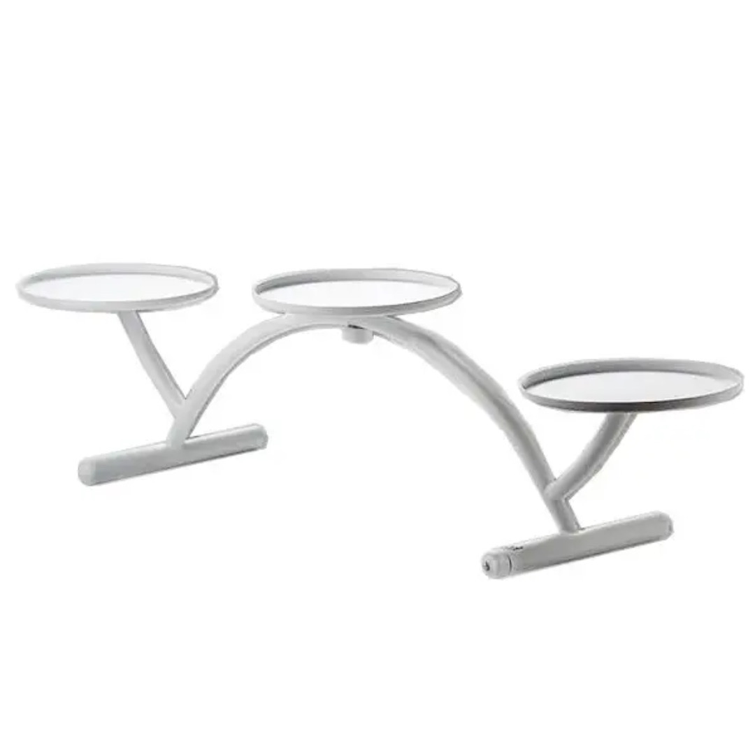 Підставка для тарілок білий мат