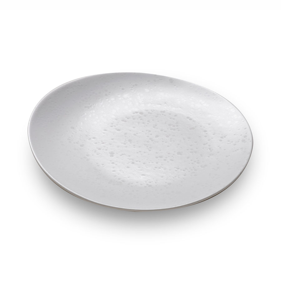 Тарілка мілка скошена Ariane Oxide 21 см pearl white (12)