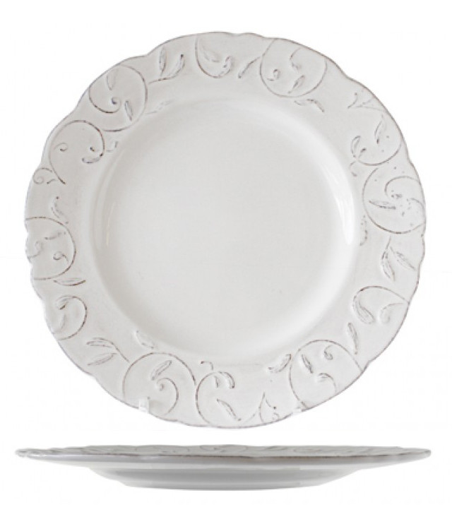 Тарілка обідня FESTON VINE CREAM D28CM