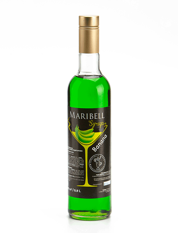 Сироп зелений банан "Maribell" 0,7л