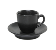 Чашка кавова 80 мл з блюдцем "Seasons Black"