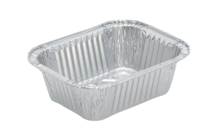 Контейнер з харч. алюм. фольги 255мл 126*101  (100шт/уп)  без кришки