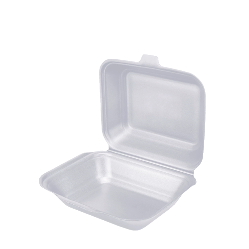 Ланч-бокс з полістирола 155*188*80 (250шт/уп) Білий