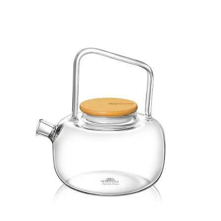 Чайник з бамбуковою кришкою Wilmax Thermo 1500 мл