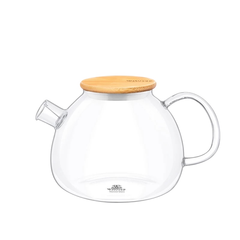 Чайник з бамбуковою кришкою Wilmax Thermo 1500 мл