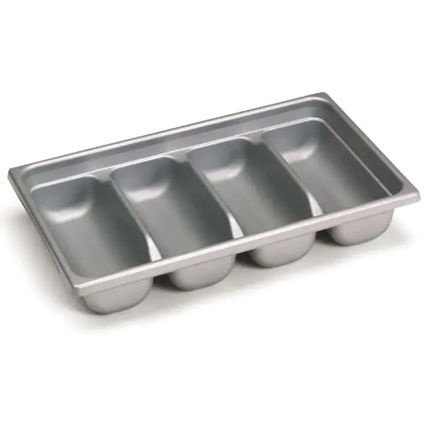 Лоток для столових приборів сірий 32,5х53хh9,5 см Mobil Plastic