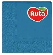 Серветки "Рута 33*33 3 шар. 20шт. блакитні (17)
