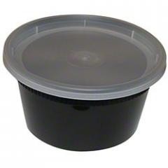 Кришка для контейнера для супу 375/500 мл PCM-SB12B / PCM-SB16B прозора  50шт/уп (10)