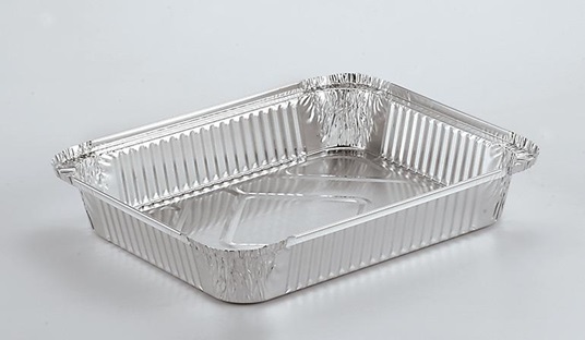 Контейнер з харч. алюм. фольги 575мл 207 x 87 mm (100шт/уп) без кришки