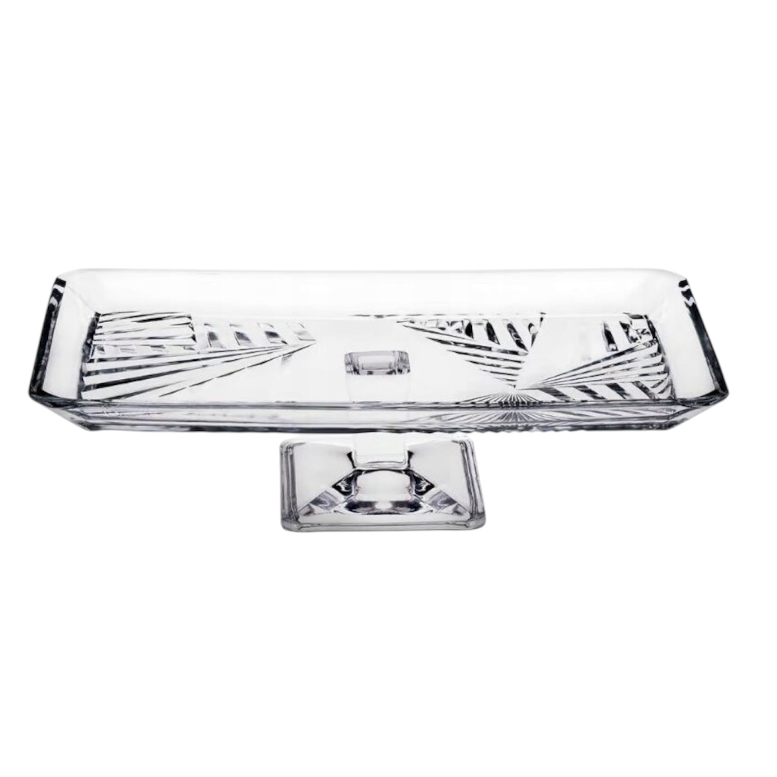 Блюдо на ніжці Pasabahce Madlen 27,6х16,5 см h-8,3 см