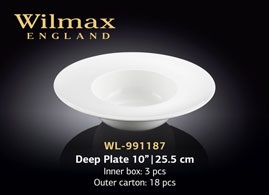 Wilmax.Тарілка глибока кругла 25,5см