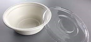 Миска ЕКО з цукрової тростини d-135 мм, h-47мм. 360мл  (50шт/уп)