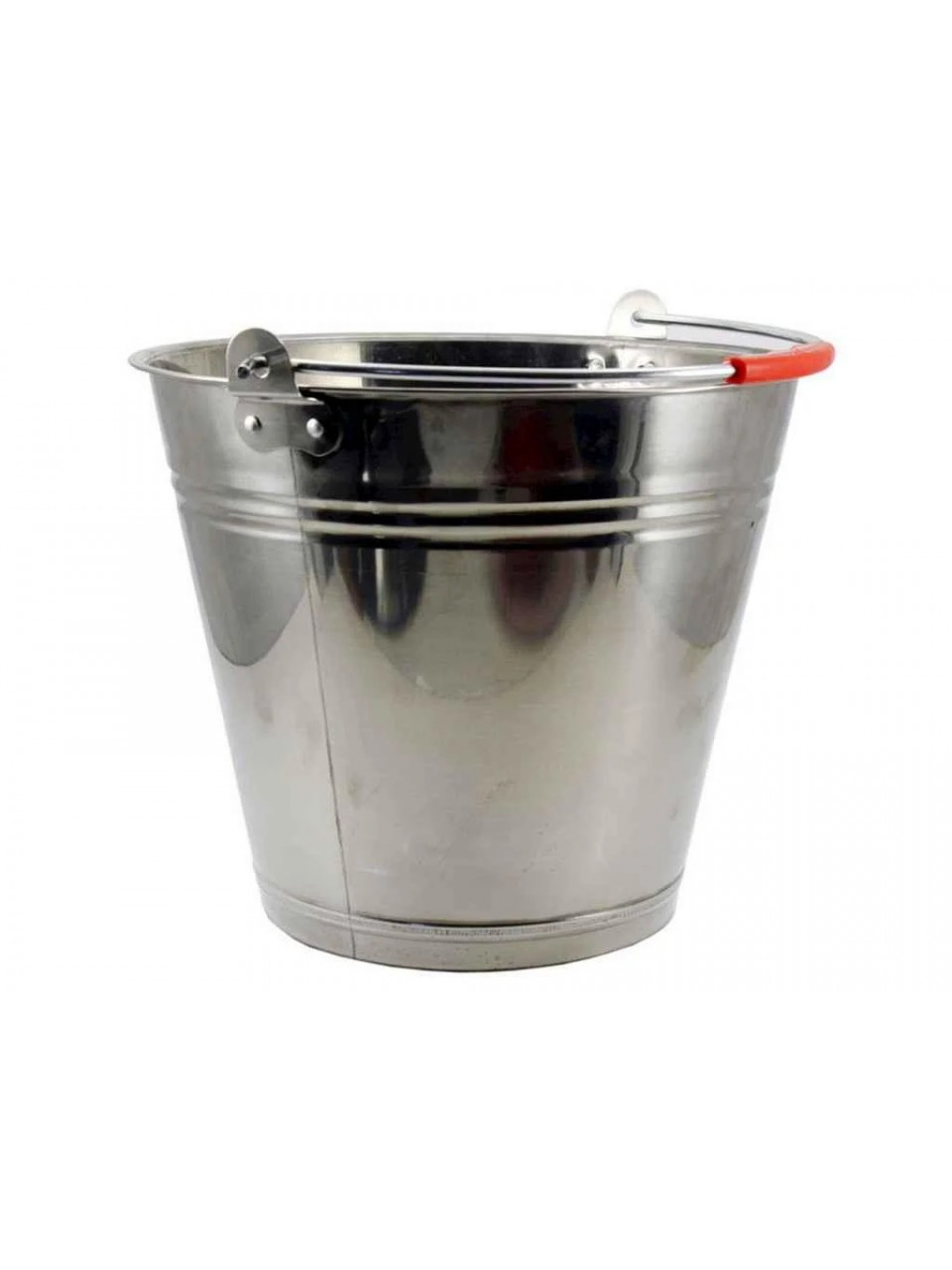 Відро без кришки, нержавіюча сталь 12 л. d-32 см