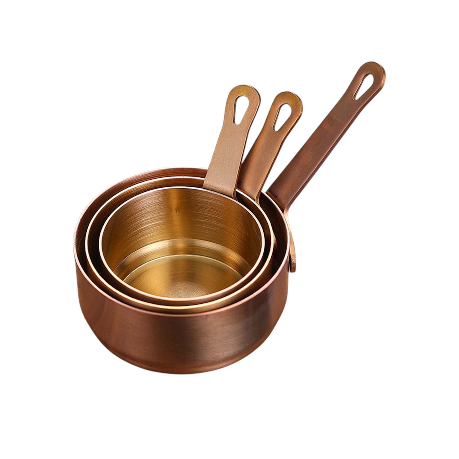 Соусник кокотниця з ручкою 75 мл н/ж мідь