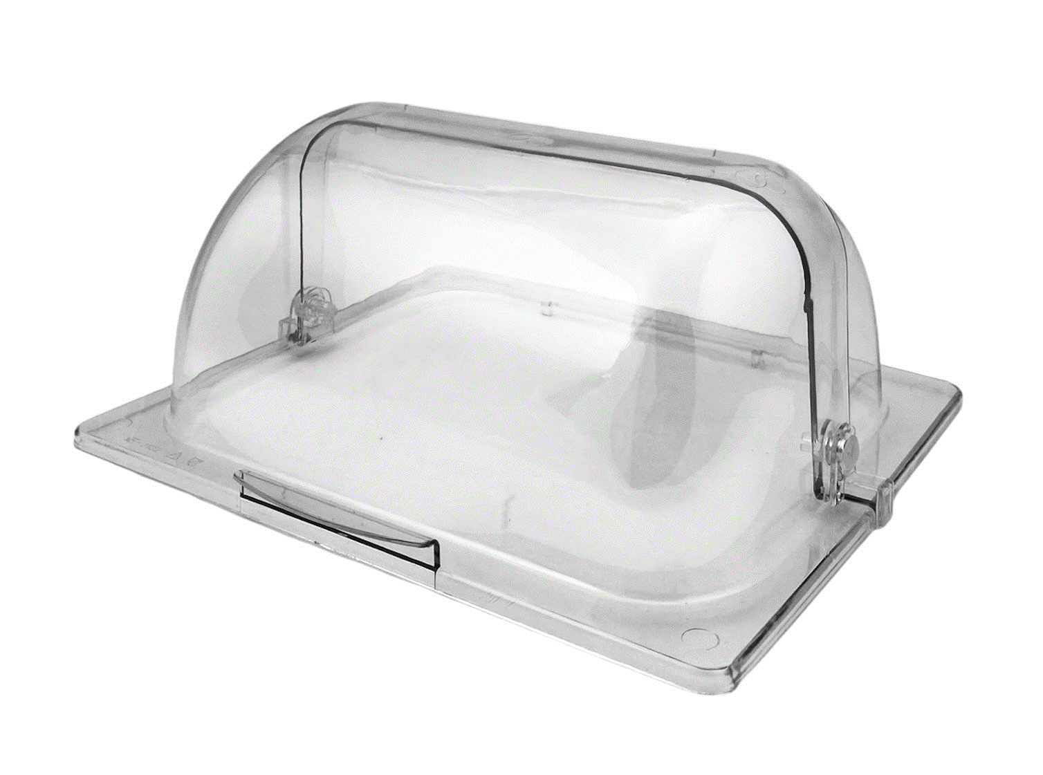 Ковпак із полікарбонату під гастроємність 1/2 дві рухомі сторони