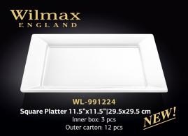 Wilmax.Блюдо квадратне 29,5см