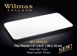 Wilmax.Блюдо пласке прямокутне 30х16см