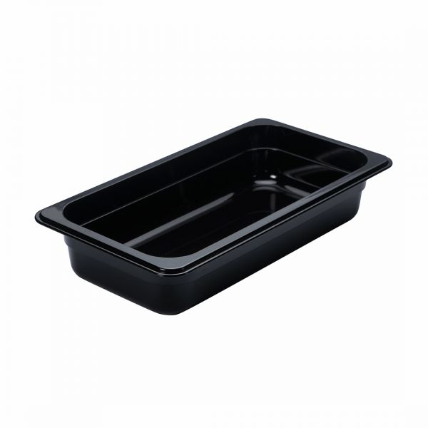 Гастроємність з полікарбонату чорна GN 1/3 h-65 мм 2,3 л Bestkeep FoREST