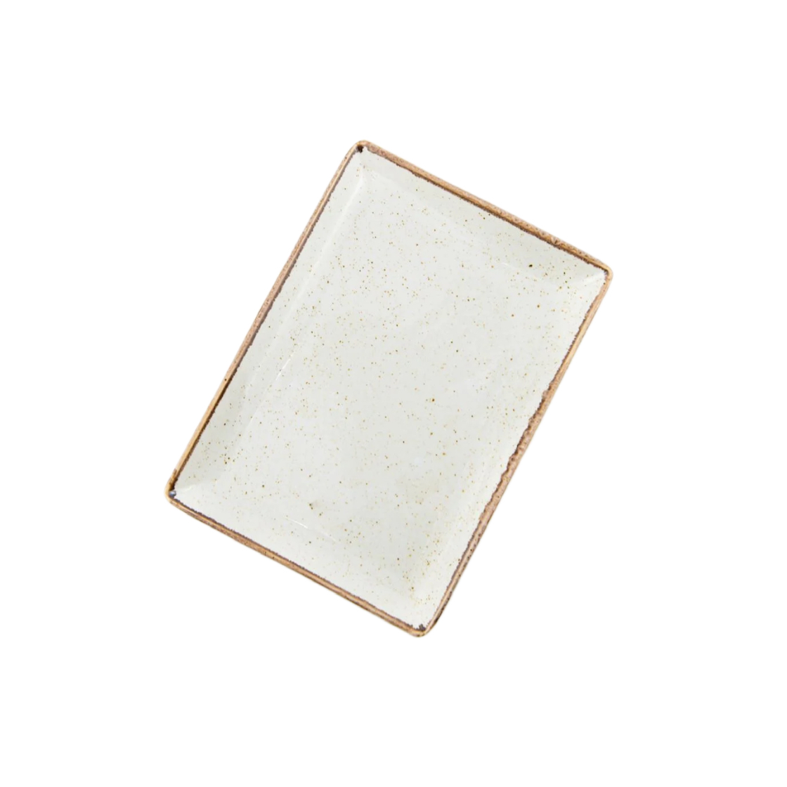 Тарілка прямокутна Porland Seasons Beige 18х13 см