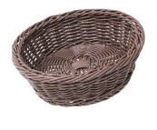 Кошик круглий 190 мм, h55 мм  темно-коричневий