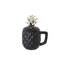 Сosу Кружка для коктелю чорна PINEAPPLE 17,5 см