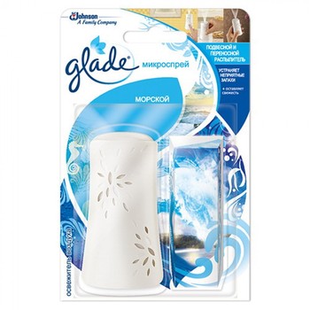 Освіжувач повітря "Glade" мікроспрей 1шт. набір