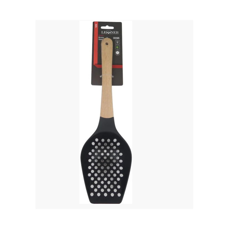 Lessner.Black Pro New.Шумівка нейлонова з дерев'яною ручкою 10208