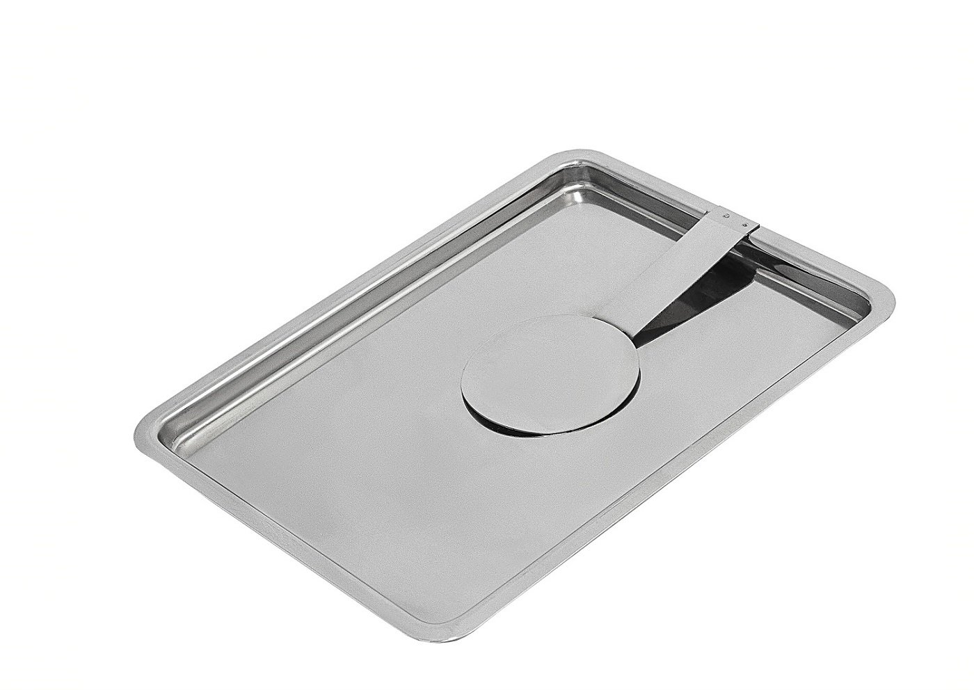Піднос для рахунків із нержавіючої сталі 18х13,5 см