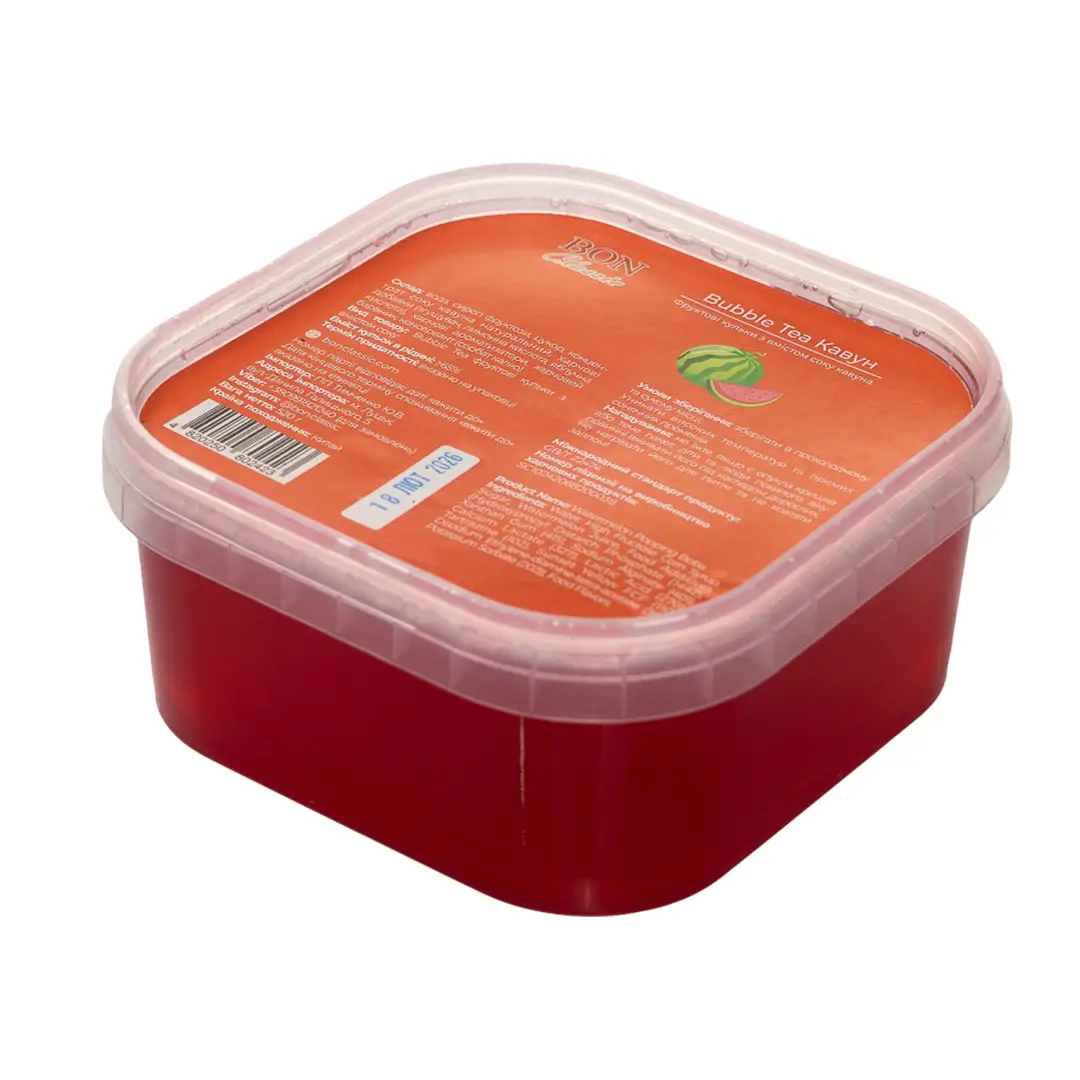 Кульки Bubble "Кавун" 520 г ( контейнер)