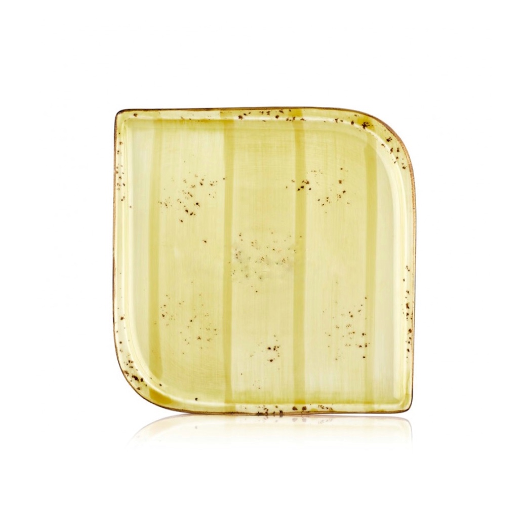 Блюдо квадратне By Bone Harmony Sun 19х19 см