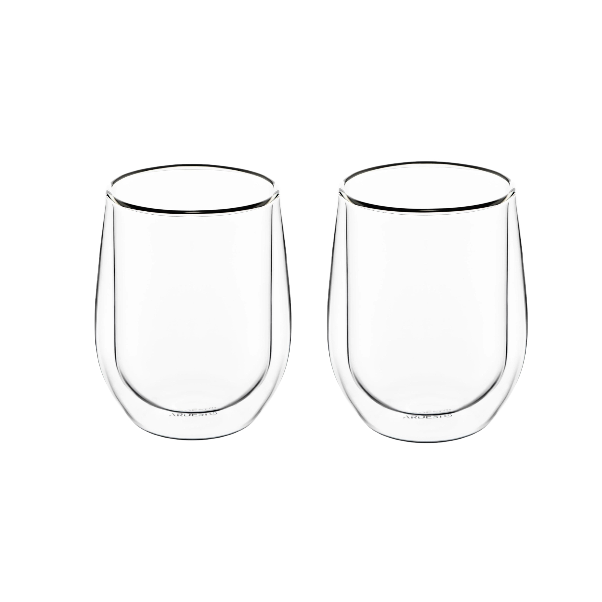Склянка з подвійними стінками Ardesto 320 мл 2 шт