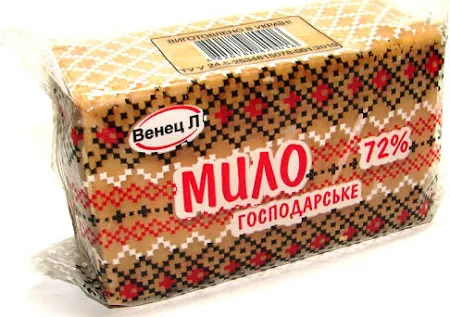 Мило господ. "Венец-Л" темне  72% 1шт.* 200гр. в ІНД.УП. (96)